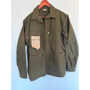 Railcar Fine Goods Chore Coat Size Medium New W Tags Made in USA